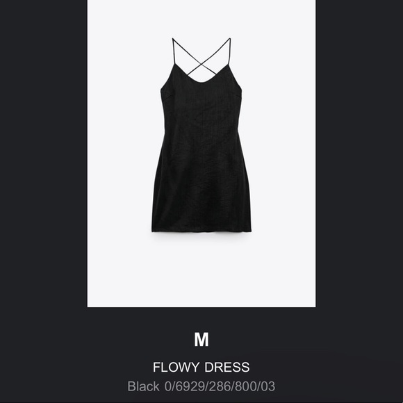 NEW Zara | Flowy dress in medium - Picture 2 of 6